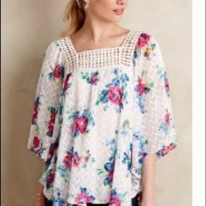 Anthropologie, NWT, Treillage Kimono Blouse